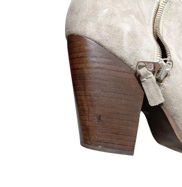 RAG & BONE Margot Ankle Boots Tan Suede Heeled Booties Size 9 EU 39 - Picture 12 of 12
